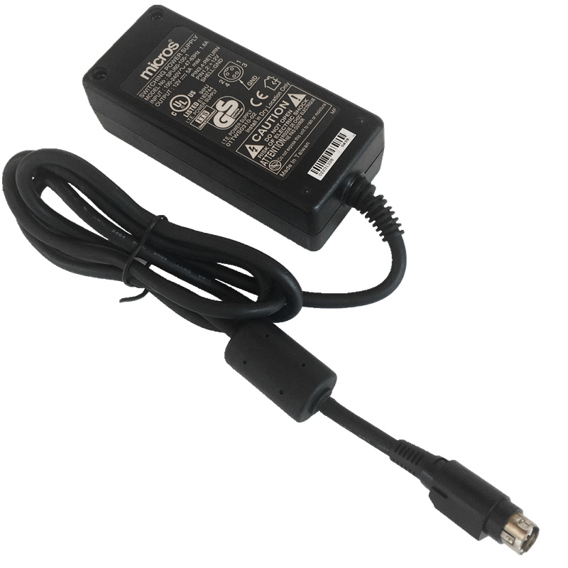 *Brand NEW*Micros 4 Pin AC DC ADAPTER 12V 5A SPU60-105-1 POWER SUPPLY
